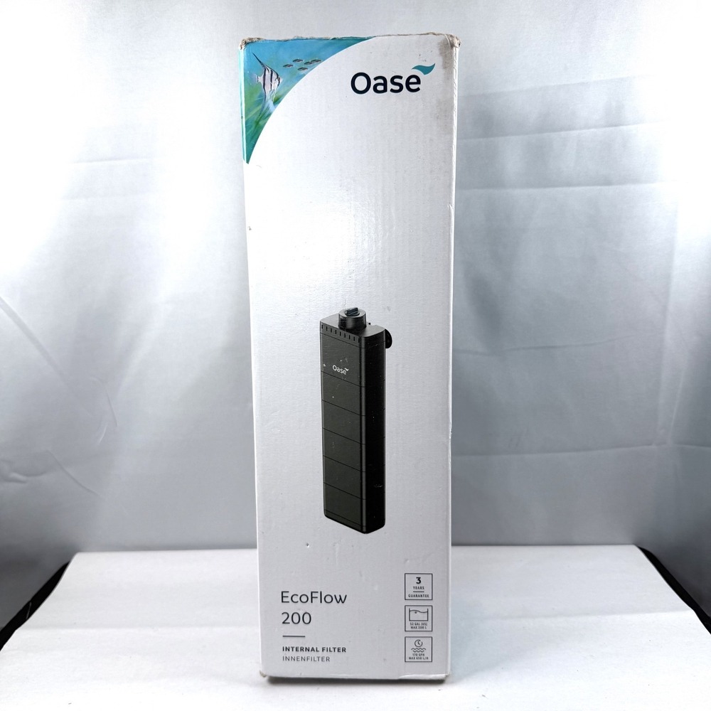 OASE EcoFlow 200 Internal Aquarium Filter Freshwater Saltwater Tanks / New